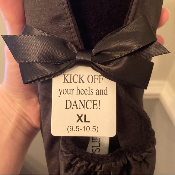 4/$10 - Black Ballet Flat Slippers - Picture 10 of 10